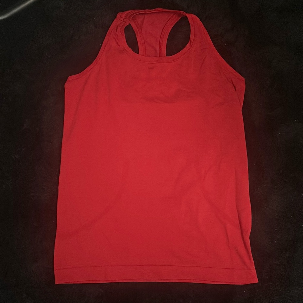 lululemon red tank top